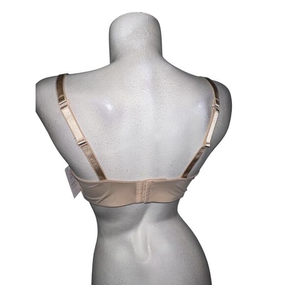 New Auden Women's Size 38DDD Peral Tan Wirefree Lightly Lined Nursing Bra NWT - Picture 4 of 7